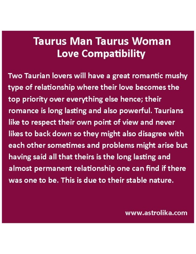 taurus horoscope about love
